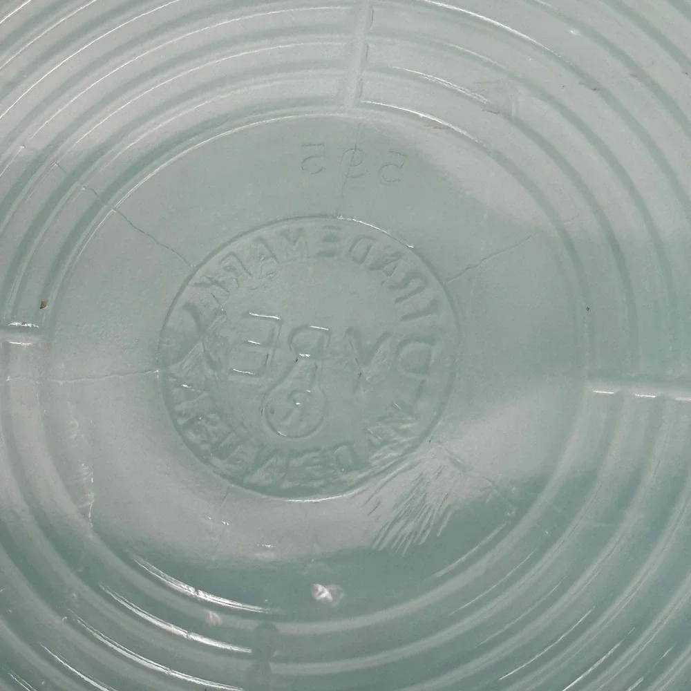 RARE Vtg Pyrex Atomic Turquoise Wheat 595 Chafing Serving Dish Chrome Cradle Lid